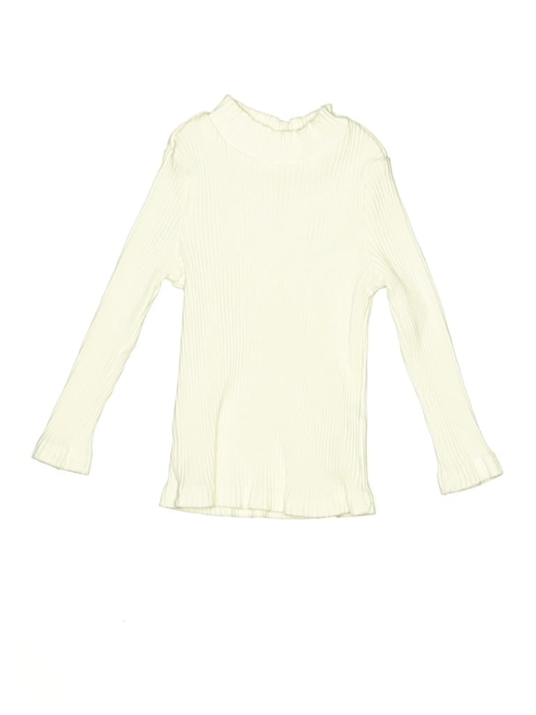 Pre-owned Assorted Brands Babies' Turtleneck Sweater In White