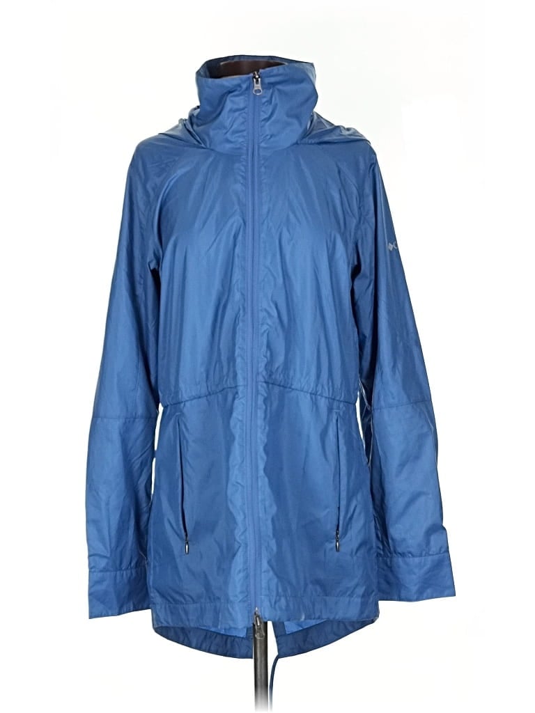 Pre-owned Columbia Raincoat In Blue