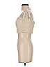 Princess Polly 100% Polyester Ivory Tan Sleeveless Top Size 2 - photo 5