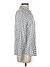 Soft Joie 100% Rayon Checkered-gingham Gray Long Sleeve Button-Down Shirt Size S - photo 4