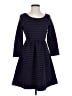 Maeve Stripes Blue Casual Dress Size 2 - photo 1