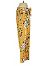 One Floral Yellow Casual Pants Size S - photo 4