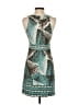 BCBGMAXAZRIA Print Teal Casual Dress Size XS - photo 2