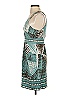 BCBGMAXAZRIA Print Teal Casual Dress Size XS - photo 5