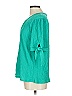 Ashley Blue Teal 3/4 Sleeve Blouse Size L - photo 5