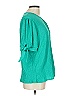 Ashley Blue Teal 3/4 Sleeve Blouse Size L - photo 4