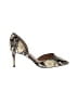 Sam Edelman Animal Print Ivory Black Heels Size 6 1/2 - photo 1