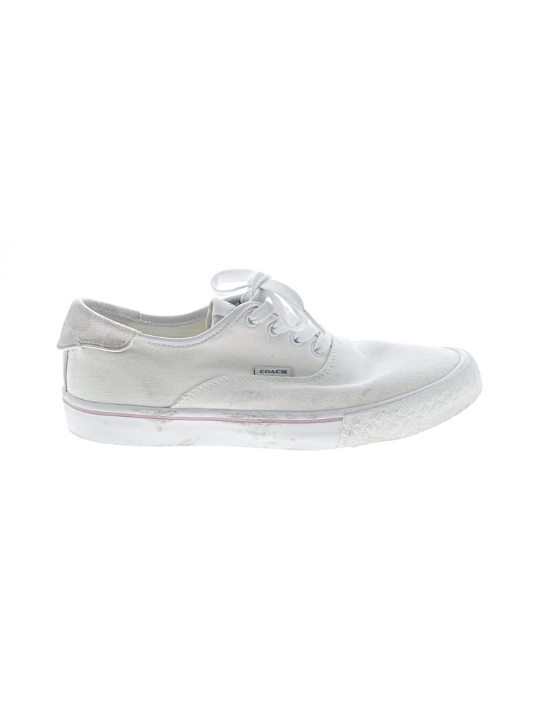Pre-owned Coach Sneakers In White