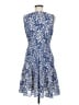 Tommy Hilfiger Paisley Blue Cocktail Dress Size 8 (petite) - photo 2