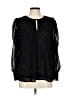 adyson parker 100% Polyester Black 3/4 Sleeve Blouse Size L - photo 1