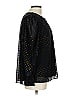 adyson parker 100% Polyester Black 3/4 Sleeve Blouse Size L - photo 4