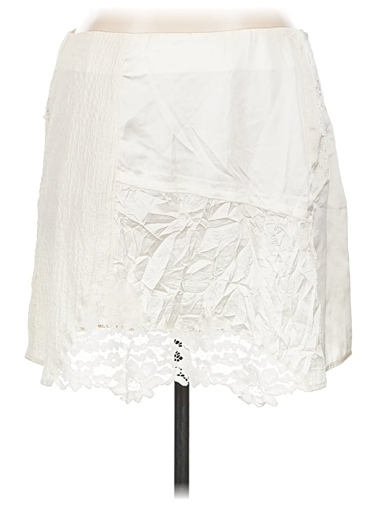 Pre-owned Topshop Casual Skirt In White
