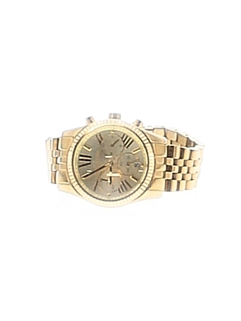 Pre-owned Michael Kors Watch In Gold