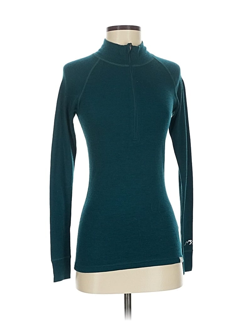 Pre-owned Assorted Brands Fleece Jacket In Blue