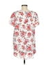 Torrid 100% Polyester White Short Sleeve Blouse Size Med Plus (00) - photo 2