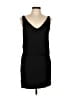 Sandro 100% Viscose Solid Black Casual Dress Size Lg (3) - photo 1