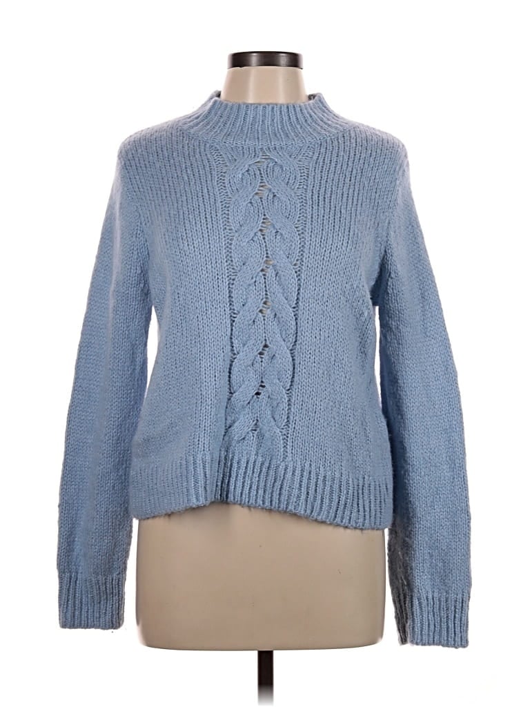 Pre-owned Madewell Pullover Sweater In Blue