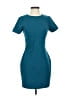 Likely Solid Teal Casual Dress Size 4 - photo 1