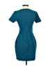 Likely Solid Teal Casual Dress Size 4 - photo 2