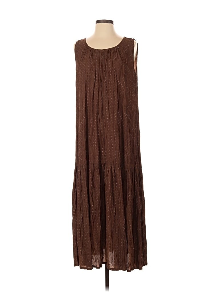 Pre-owned Ines De La Fressange For Uniqlo Casual Dress In Brown