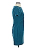 Likely Solid Teal Casual Dress Size 4 - photo 4