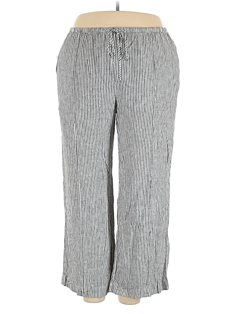 Pre-owned A New Day Linen Pants In Gray