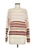 Heartloom Stripes Ivory Pullover Sweater Size M - photo 1