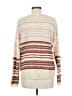 Heartloom Stripes Ivory Pullover Sweater Size M - photo 2