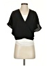 Zara Black Short Sleeve Blouse Size S - photo 1