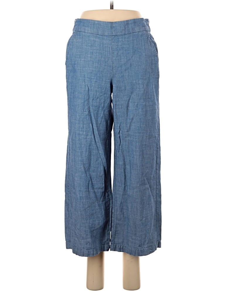 Pre-owned J.crew Factory Store Casual Pants In Blue