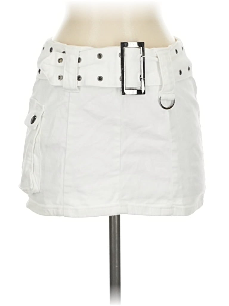 Pre-owned Edikted Casual Skirt In White