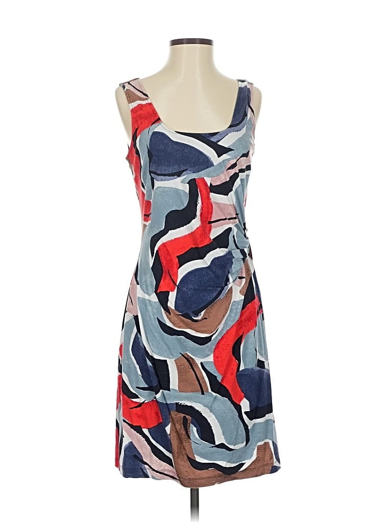 Pre-owned Nic + Zoe Casual Dress In Blue