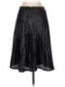 Joie 100% Polyester Metallic Black Formal Skirt Size 2 - photo 2