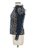 Self-Portrait 100% Polyester Blue Long Sleeve Top Size 0 - photo 5