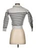 Wilfred 100% Merino Wool Stripes Gray White Wool Pullover Sweater Size XXS - photo 2