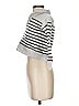 Wilfred 100% Merino Wool Stripes Gray White Wool Pullover Sweater Size XXS - photo 5