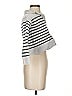 Wilfred 100% Merino Wool Stripes Gray White Wool Pullover Sweater Size XXS - photo 4