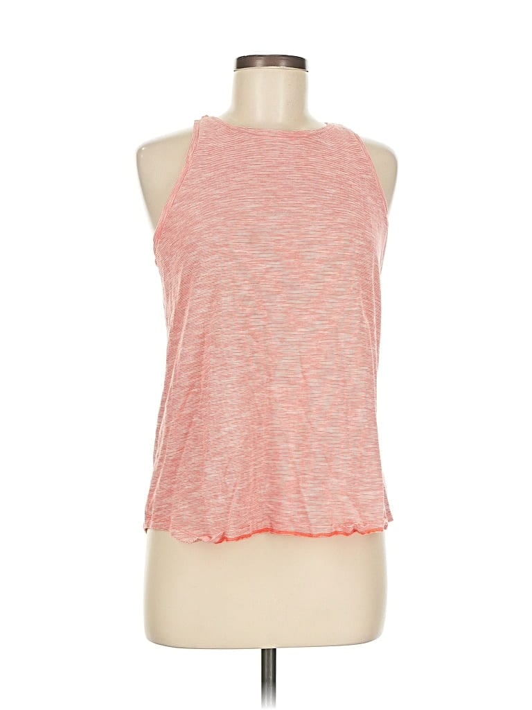 Pre-owned Ann Taylor Loft Tank Top Pink Halter Neckline Tops