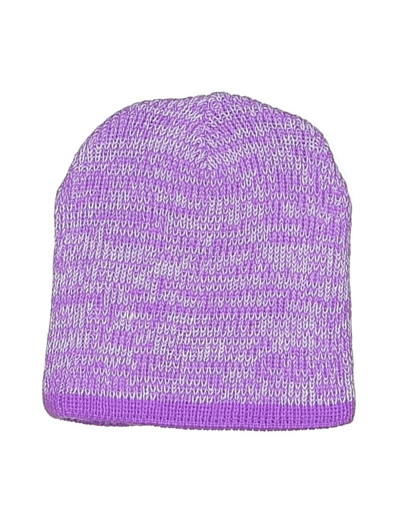 Pre-owned Unbranded Beanie Hat In Purple