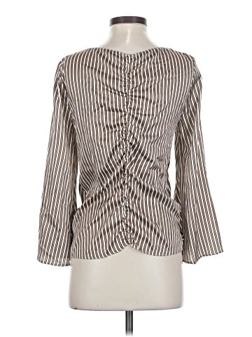 Caroline Constas 3/4 Sleeve Silk Top (view 2)