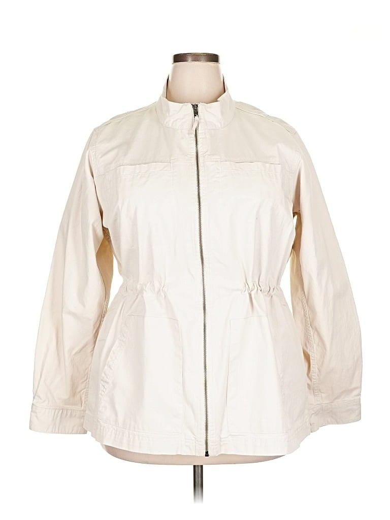 Pre-owned Gap Jacket In White