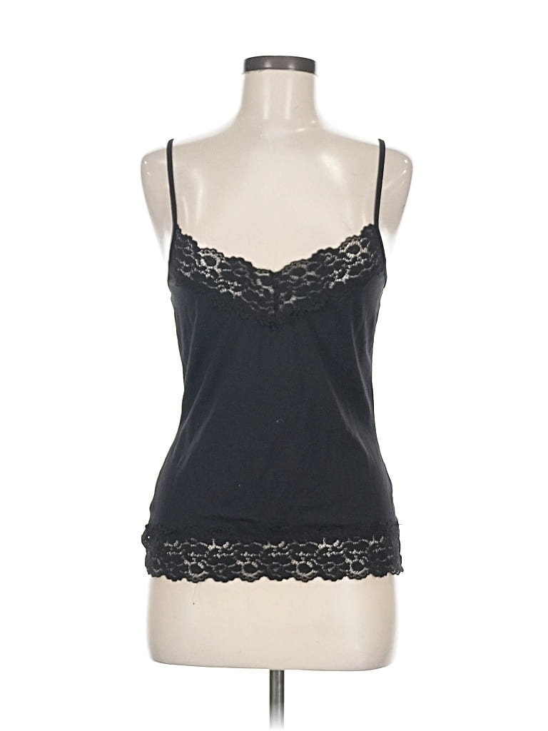 Pre-owned White House Black Market Tank Top Black Sweetheart Neckline Tops