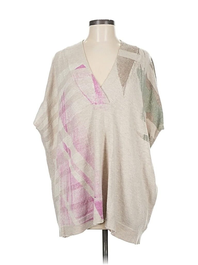 Pre-owned Moth Poncho In Gray