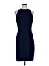 Donna Ricco Solid Blue Cocktail Dress Size 4 - photo 1