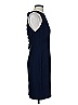 Donna Ricco Solid Blue Cocktail Dress Size 4 - photo 4