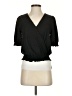 TeXTURE & THREAD Madewell Black 3/4 Sleeve Blouse Size XS - photo 1