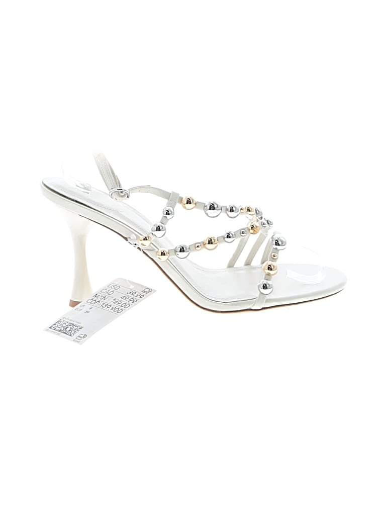 Pre-owned H&m Sandals In White