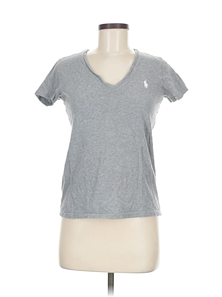 Pre-owned Polo By Ralph Lauren Short Sleeve T-shirt In Gray
