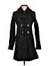 Jane Post 100% Nylon Black Trenchcoat Size XS - photo 1