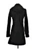 Jane Post 100% Nylon Black Trenchcoat Size XS - photo 2
